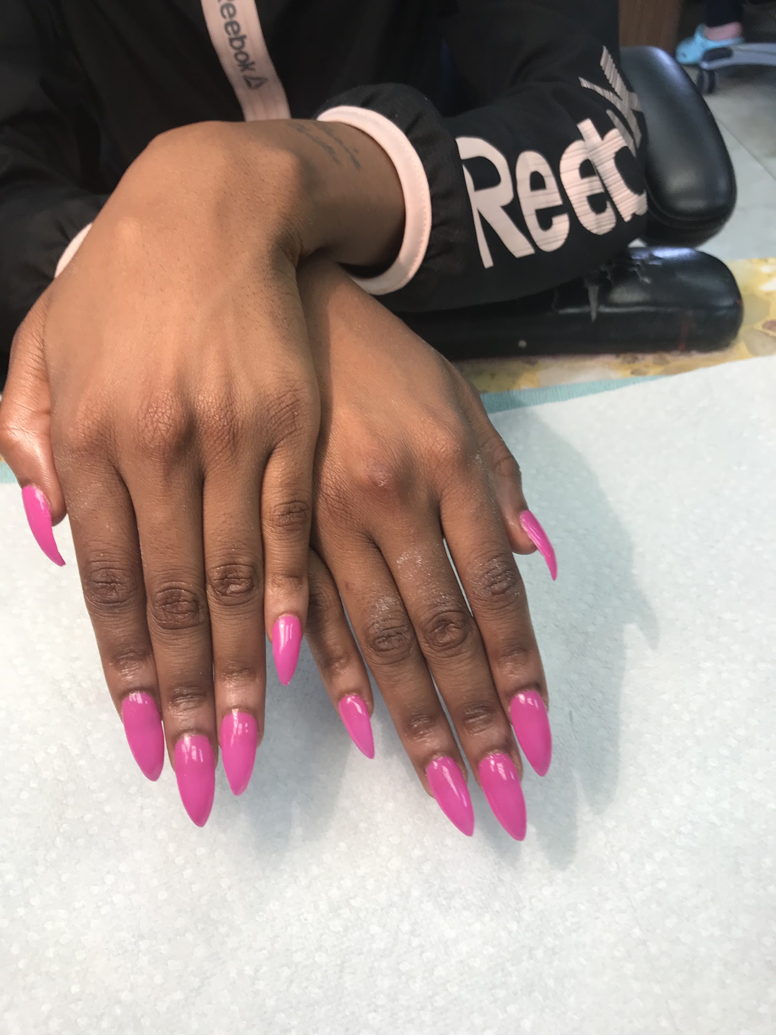 Pedicure service at Legacy Nails Cuyahoga Falls