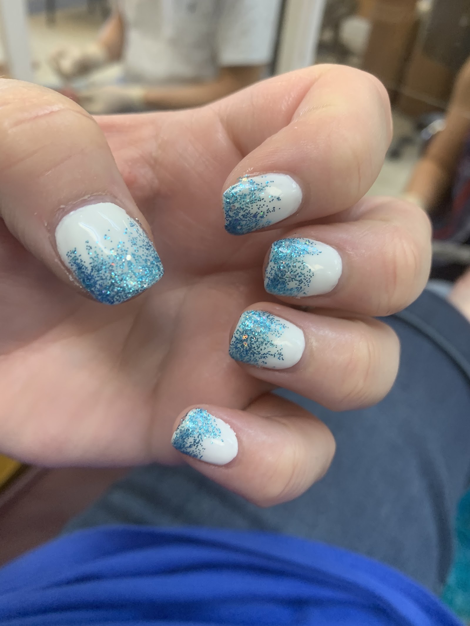 Nail art detail at Legacy Nails