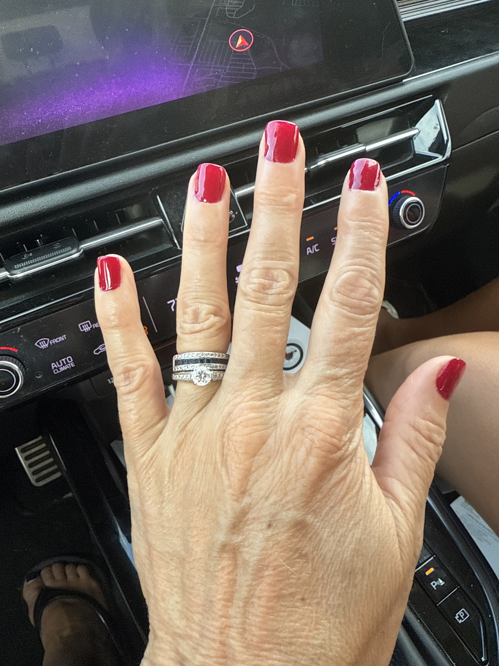 Manicure service at Legacy Nails in Cuyahoga Falls